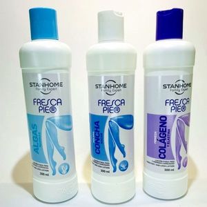Stanhome fresca pie bundle of 3 bottles Seaweeds, nacre shell, collagen and elas